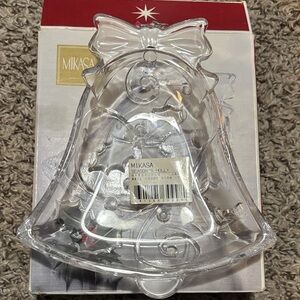 Mikasa Clear Crystal Bell Dish